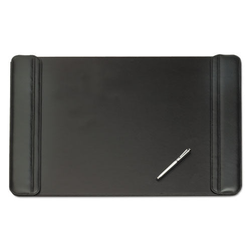 ESAOP513381 - Sagamore Desk Pad W-flip-Open Side Panels, 38 X 24, Black