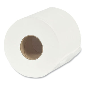 One-ply Standard Bathroom Tissue, Septic Safe, White, 4.4" Wide, 1,500 Sheets-roll, 48 Rolls-carton