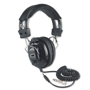 ESAPLSL1002 - Deluxe Stereo Headphones W-mono Volume Control, Black
