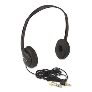 ESAPLSL1006 - Personal Multimedia Stereo Headphones With Volume Control, Black