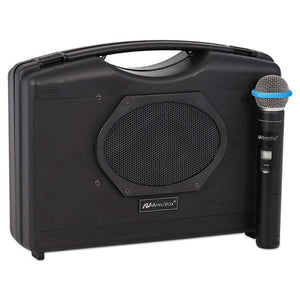 ESAPLSW223A - Bluetooth Audio Portable Buddy With Wireless Handheld Mic, 50w, Black