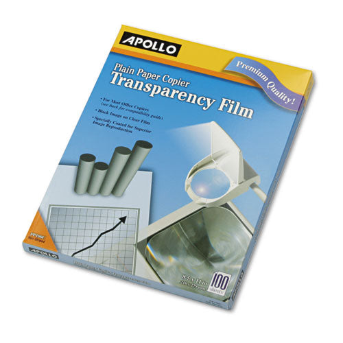 ESAPOPP100C - PLAIN PAPER B-W TRANSPARENCY FILM, LETTER, CLEAR, 100-BOX