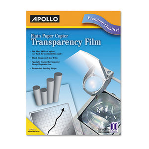 ESAPOPP201C - Plain Paper B-w Laser Transparency Film W-handling Strip, Letter, Clear, 100-box