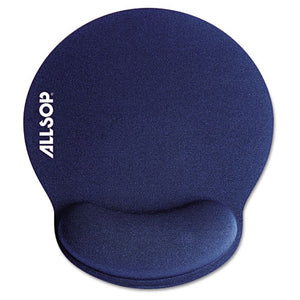 ESASP30206 - Mousepad Pro Memory Foam Mouse Pad With Wrist Rest, 9 X 10 X 1, Blue
