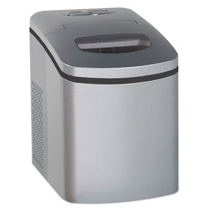 Portable-countertop Ice Maker, 25 Lb, Stainless Steel