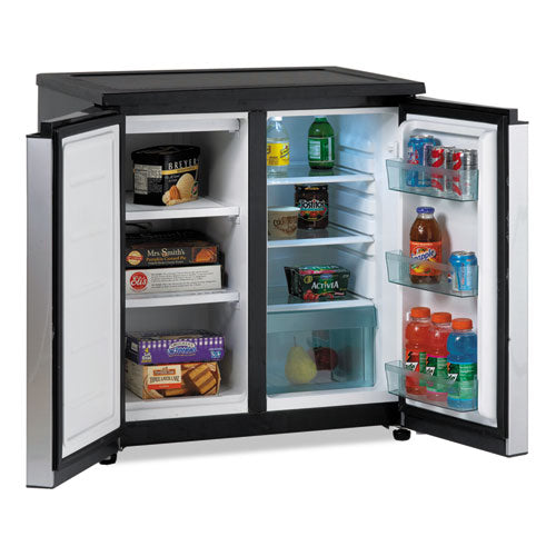 ESAVARMS551SS - 5.5 Cf Side By Side Refrigerator-freezer, Black-stainless Steel