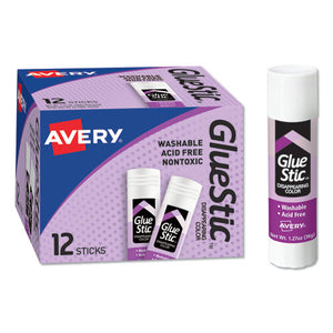 ESAVE00226 - Permanent Glue Stics, Purple Application, 1.27 Oz, Stick