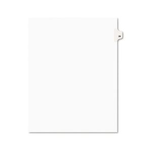 ESAVE01028 - Avery-Style Legal Exhibit Side Tab Divider, Title: 28, Letter, White, 25-pack