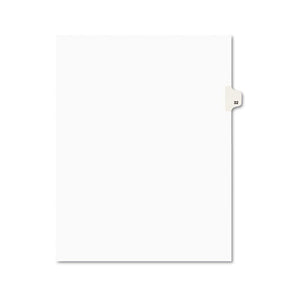 ESAVE01032 - Avery-Style Legal Exhibit Side Tab Divider, Title: 32, Letter, White, 25-pack