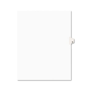 ESAVE01036 - Avery-Style Legal Exhibit Side Tab Divider, Title: 36, Letter, White, 25-pack