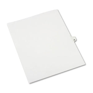 ESAVE01040 - Avery-Style Legal Exhibit Side Tab Divider, Title: 40, Letter, White, 25-pack