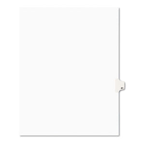 ESAVE01041 - Avery-Style Legal Exhibit Side Tab Divider, Title: 41, Letter, White, 25-pack