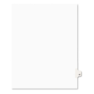 ESAVE01047 - Avery-Style Legal Exhibit Side Tab Divider, Title: 47, Letter, White, 25-pack