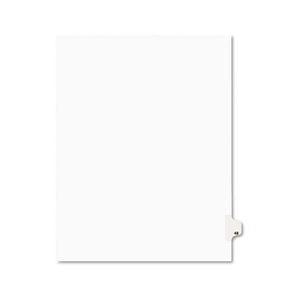 ESAVE01048 - Avery-Style Legal Exhibit Side Tab Divider, Title: 48, Letter, White, 25-pack