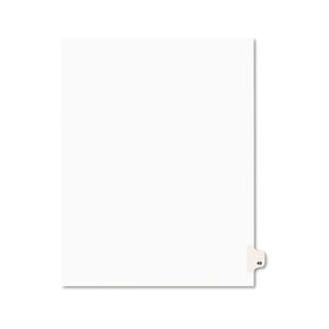 ESAVE01049 - Avery-Style Legal Exhibit Side Tab Divider, Title: 49, Letter, White, 25-pack