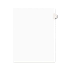 ESAVE01053 - Avery-Style Legal Exhibit Side Tab Divider, Title: 53, Letter, White, 25-pack