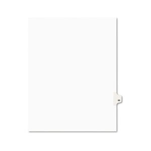 ESAVE01069 - Avery-Style Legal Exhibit Side Tab Divider, Title: 69, Letter, White, 25-pack