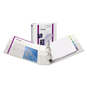 ESAVE01319 - Heavy-Duty View Binder W-locking 1-Touch Ezd Rings, 1 1-2" Cap, White
