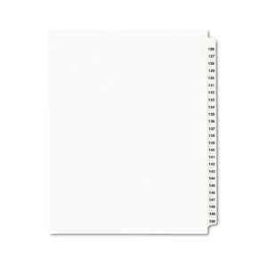 ESAVE01335 - Avery-Style Legal Exhibit Side Tab Divider, Title: 126-150, Letter, White