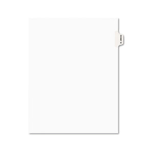 ESAVE01372 - Avery-Style Preprinted Legal Side Tab Divider, Exhibit B, Letter, White, 25-pack