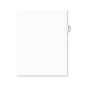 ESAVE01373 - Avery-Style Preprinted Legal Side Tab Divider, Exhibit C, Letter, White, 25-pack