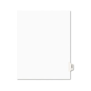 ESAVE01379 - Avery-Style Preprinted Legal Side Tab Divider, Exhibit I, Letter, White, 25-pack