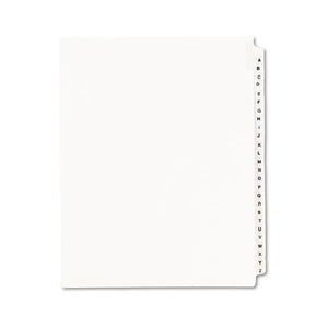 ESAVE01400 - Avery-Style Legal Exhibit Side Tab Divider, Title: A-Z, Letter, White
