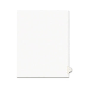 ESAVE01425 - Avery-Style Legal Exhibit Side Tab Dividers, 1-Tab, Title Y, Ltr, White, 25-pk