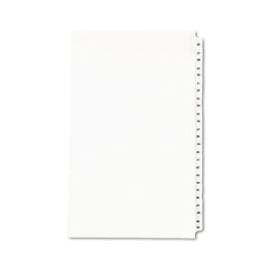 ESAVE01431 - Avery-Style Legal Exhibit Side Tab Divider, Title: 26-50, 14 X 8 1-2, White