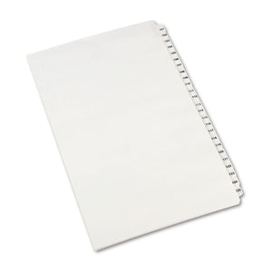 ESAVE01434 - Avery-Style Legal Exhibit Side Tab Divider, Title: 101-125, 14 X 8 1-2, White