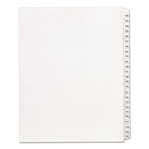 ESAVE01706 - Allstate-Style Legal Exhibit Side Tab Dividers, 25-Tab, 126-150, Letter, White