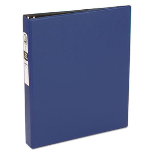 ESAVE03300 - Economy Non-View Binder With Round Rings, 11 X 8 1-2, 1" Capacity, Blue