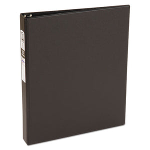 ESAVE03301 - Economy Non-View Binder With Round Rings, 11 X 8 1-2, 1" Capacity, Black