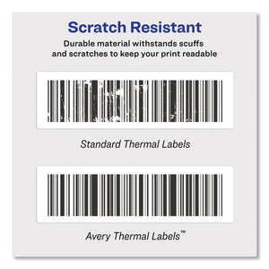 Thermal Printer Labels, Thermal Printers, 1.13 X 3.5, Clear, 120-roll, 1 Roll-pack