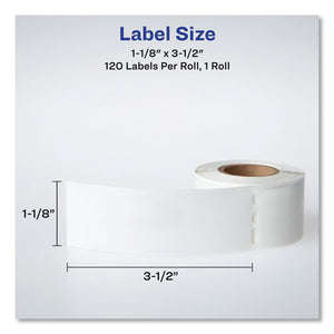 Thermal Printer Labels, Thermal Printers, 1.13 X 3.5, Clear, 120-roll, 1 Roll-pack