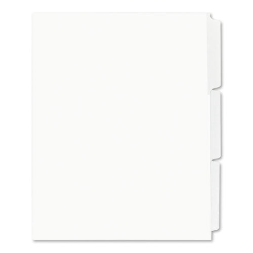 ESAVE11442 - PRINT AND APPLY INDEX MAKER CLEAR LABEL UNPUNCHED DIVIDERS, 3-TAB, LTR, 25 SETS
