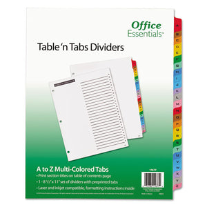 ESAVE11677 - Table 'n Tabs Dividers, 26-Tab, Letter