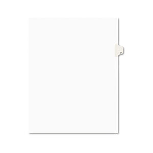 ESAVE11917 - Avery-Style Legal Exhibit Side Tab Divider, Title: 7, Letter, White, 25-pack