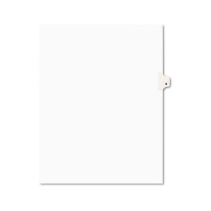 ESAVE11919 - Avery-Style Legal Exhibit Side Tab Divider, Title: 9, Letter, White, 25-pack