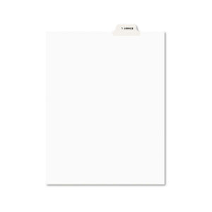 ESAVE12385 - Avery-Style Preprinted Legal Bottom Tab Dividers, Exhibit L, Letter, 25-pack