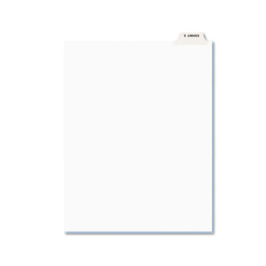 ESAVE12399 - Avery-Style Preprinted Legal Bottom Tab Dividers, Exhibit Z, Letter, 25-pack