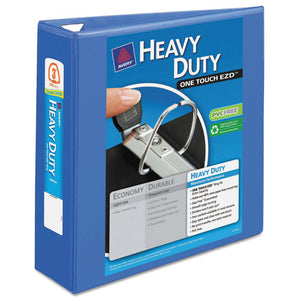 Heavy-duty View Binder With Durahinge And Locking One Touch Ezd Rings, 3 Rings, 3" Capacity, 11 X 8.5, Periwinkle