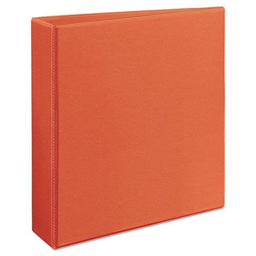 Heavy-duty View Binder With Durahinge And Locking One Touch Ezd Rings, 3 Rings, 2" Capacity, 11 X 8.5, Orange