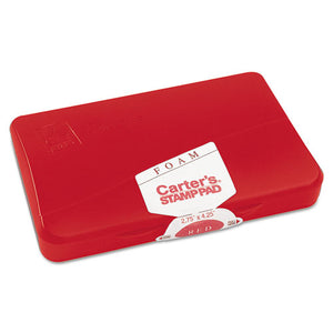 ESAVE21371 - Foam Stamp Pad, 4 1-4 X 2 3-4, Red