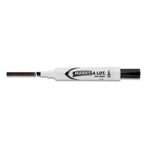 Marks A Lot Desk-style Dry Erase Marker, Broad Chisel Tip, Black, 200-box