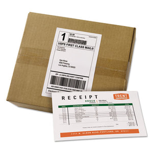 ESAVE27900 - Shipping Labels With Paper Receipt Bulk Pack, 5 1-16 X 7 5-8 , White, 100-box