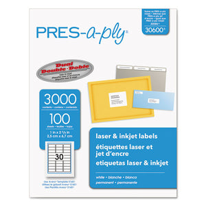 ESAVE30600 - Laser Address Labels, 1 X 2 5-8, White, 3000-box
