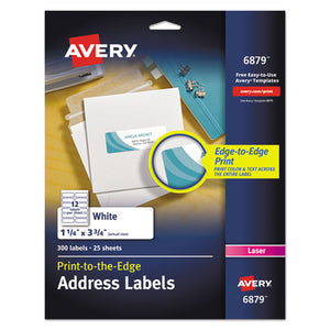 ESAVE6879 - Vibrant Color-Printing Address Labels, 1 1-4 X 3 3-4, White, 300-pack