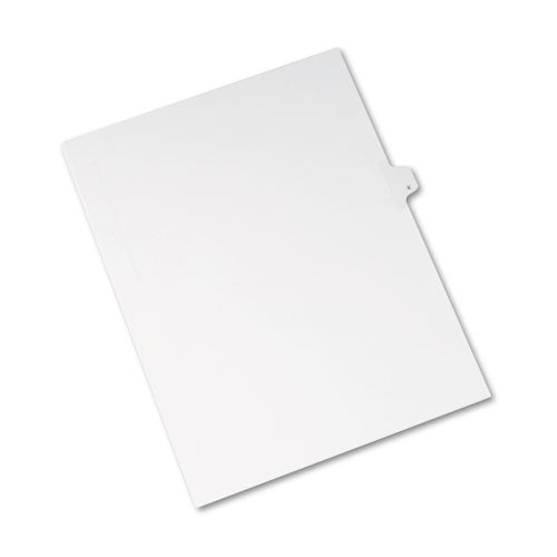 ESAVE82173 - Allstate-Style Legal Exhibit Side Tab Divider, Title: K, Letter, White, 25-pack