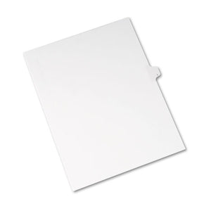 ESAVE82174 - Allstate-Style Legal Exhibit Side Tab Divider, Title: L, Letter, White, 25-pack